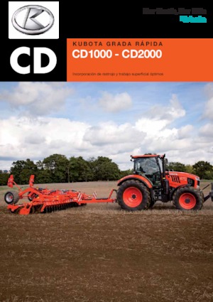 Erpici a dischi-gancio Kubota CD2400F