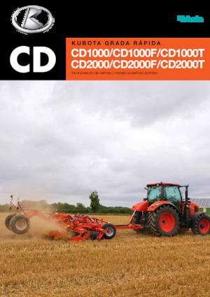 Erpici a dischi-gancio Kubota CD2500T