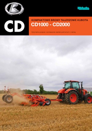Erpici a dischi-gancio Kubota CD2500T