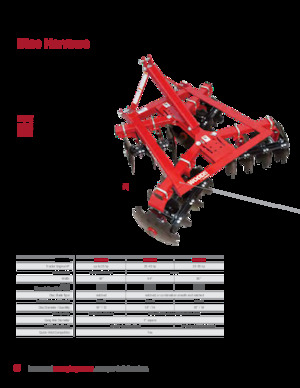 Erpici a dischi-gancio Massey Ferguson DHS48