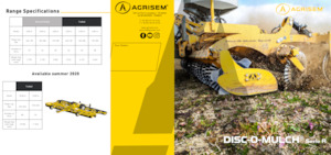 Erpici a dischi-gancio Agrisem Disc-O-Mulch R 6.00