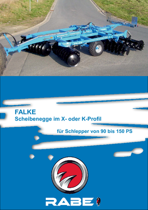 Erpici a dischi-gancio Rabe Falke TLS 36-C2