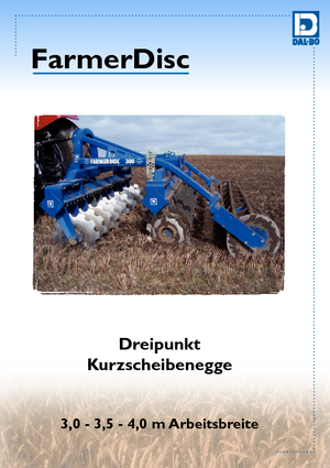 Erpici a dischi-gancio DAL-BO FarmerDisc 300