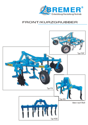 Erpici a dischi-gancio Bremer FGF 300