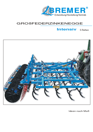 Erpici a dischi-gancio Bremer GFSI 7 S