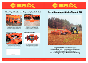 Erpici a dischi-gancio Brix Leader 415