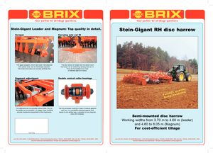 Erpici a dischi-gancio Brix Leader 415