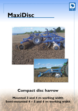 Erpici a dischi-gancio DAL-BO MaxiDisc 400