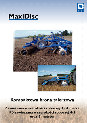 Erpici a dischi-gancio DAL-BO MaxiDisc 400