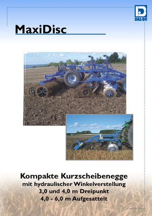 Erpici a dischi-gancio DAL-BO MaxiDisc 400