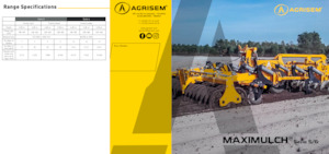 Erpici a dischi-gancio Agrisem Maximulch 3.00 Serie 5