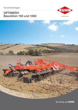 Erpici a dischi-gancio Kuhn Optimer 7503