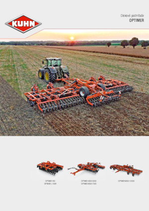 Erpici a dischi-gancio Kuhn Optimer L 350