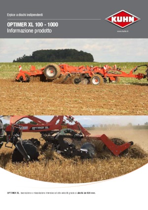 Erpici a dischi-gancio Kuhn Optimer XL 400