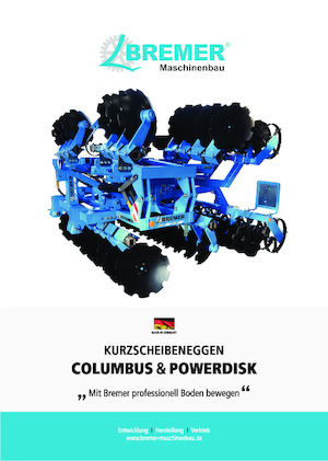 Erpici a dischi-gancio Bremer Powerdisk 381