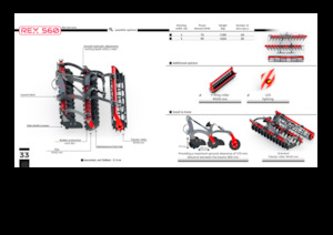 Erpici a dischi-gancio Expom® Rex 560