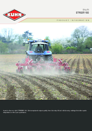Coltivatori con vomeri ad alette Kuhn Striger 300M
