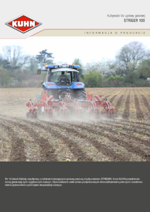 Coltivatori con vomeri ad alette Kuhn Striger 440R