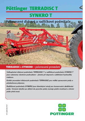 Erpici a dischi-gancio Pöttinger Terradisc  5000 T