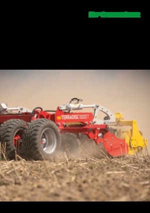 Erpici a dischi-gancio Pöttinger Terradisc 8001 T