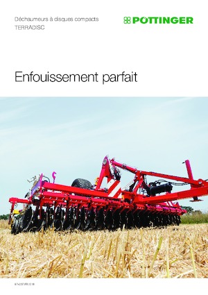 Erpici a dischi-gancio Pöttinger Terradisc 8001 T