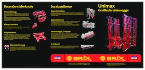 Erpici a dischi-gancio Brix Unimax 500 H