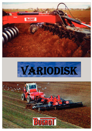 Erpici a dischi-gancio Bugnot Variodisk 260-36