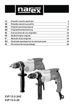 Trapani e avvitatori Narex EVP 13 G-2A