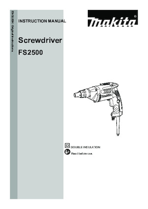 Trapani e avvitatori Makita FS2500