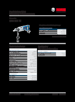 Trapani e avvitatori Bosch GBM 16-2 RE