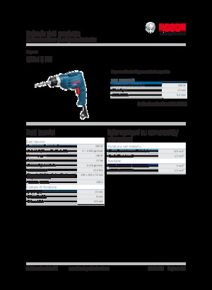Trapani e avvitatori Bosch GBM 6 RE