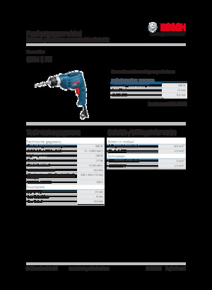 Trapani e avvitatori Bosch GBM 6 RE