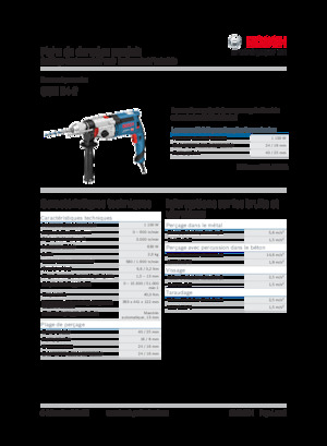Trapani e avvitatori Bosch GSB 24-2