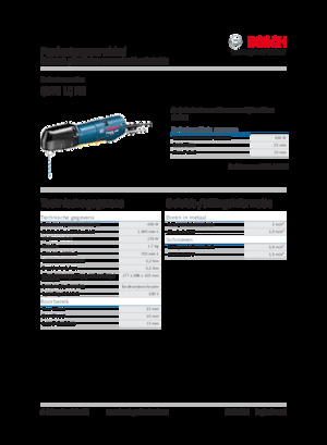 Trapani e avvitatori Bosch GWB 10 RE