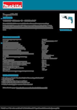 Trapani e avvitatori Makita HP2070