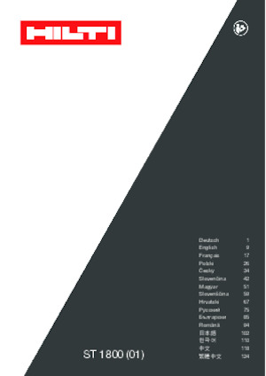 Trapani e avvitatori Hilti ST 1800