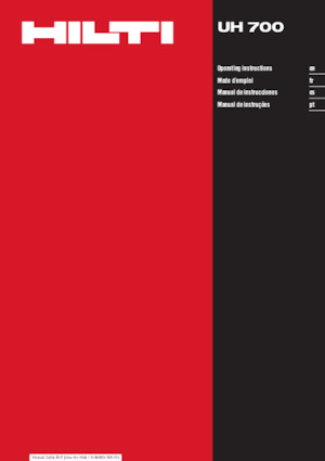 Trapani e avvitatori Hilti UH 700