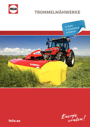 Falciatrici a dischi frontale tamburo senza condizionatore Fella KM 230 FP