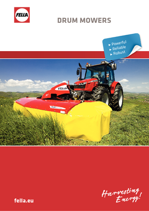 Falciatrici a dischi frontale tamburo senza condizionatore Fella KM 230 FP