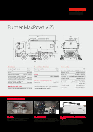 Autocarri spazzatrici duali Bucher-Schörling MaxPowa V65m