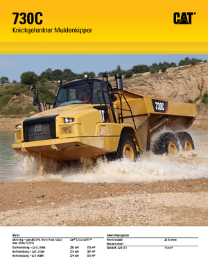 Dumperini articolati Caterpillar 730C