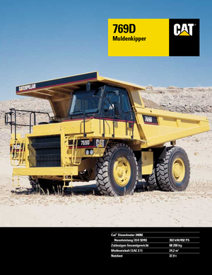 Dumper Rigidi Caterpillar 769 D