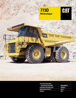 Dumper Rigidi Caterpillar 773 D