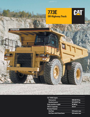 Dumper Rigidi Caterpillar 773 E
