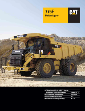 Dumper Rigidi Caterpillar 775F