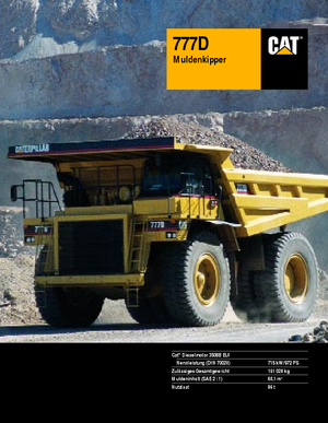 Dumper Rigidi Caterpillar 777 D