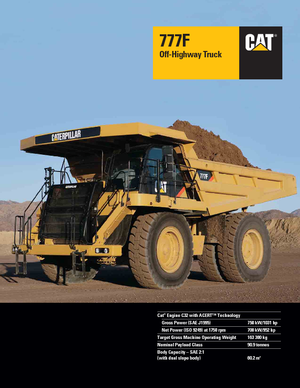Dumper Rigidi Caterpillar 777F