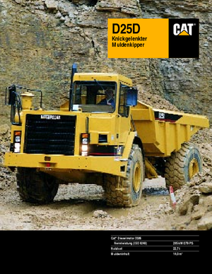 Dumperini articolati Caterpillar D 25 D