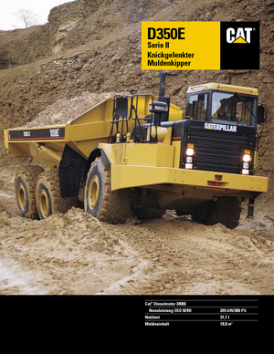 Dumperini articolati Caterpillar D 350 E
