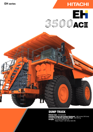 Dumper Rigidi Hitachi EH3500ACII
